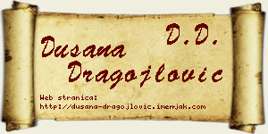 Dušana Dragojlović vizit kartica